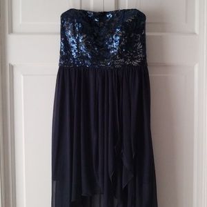 Mymichelle navy blue dress (size 3)